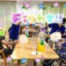 仰いで飛ばして🎈楽しいレクリェーション♪