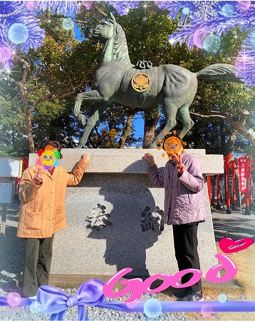 大垣八幡神社⛩へ…幸せに過ごせますように(^^)